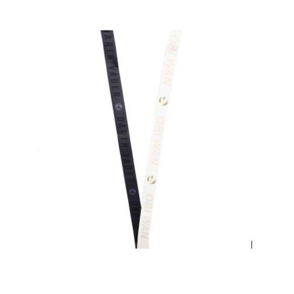 Star Wars - Obi-Wan Kenobi / Darth Vader Lanyard with Charm and Sticker Lanyard - Picture 2 of 3